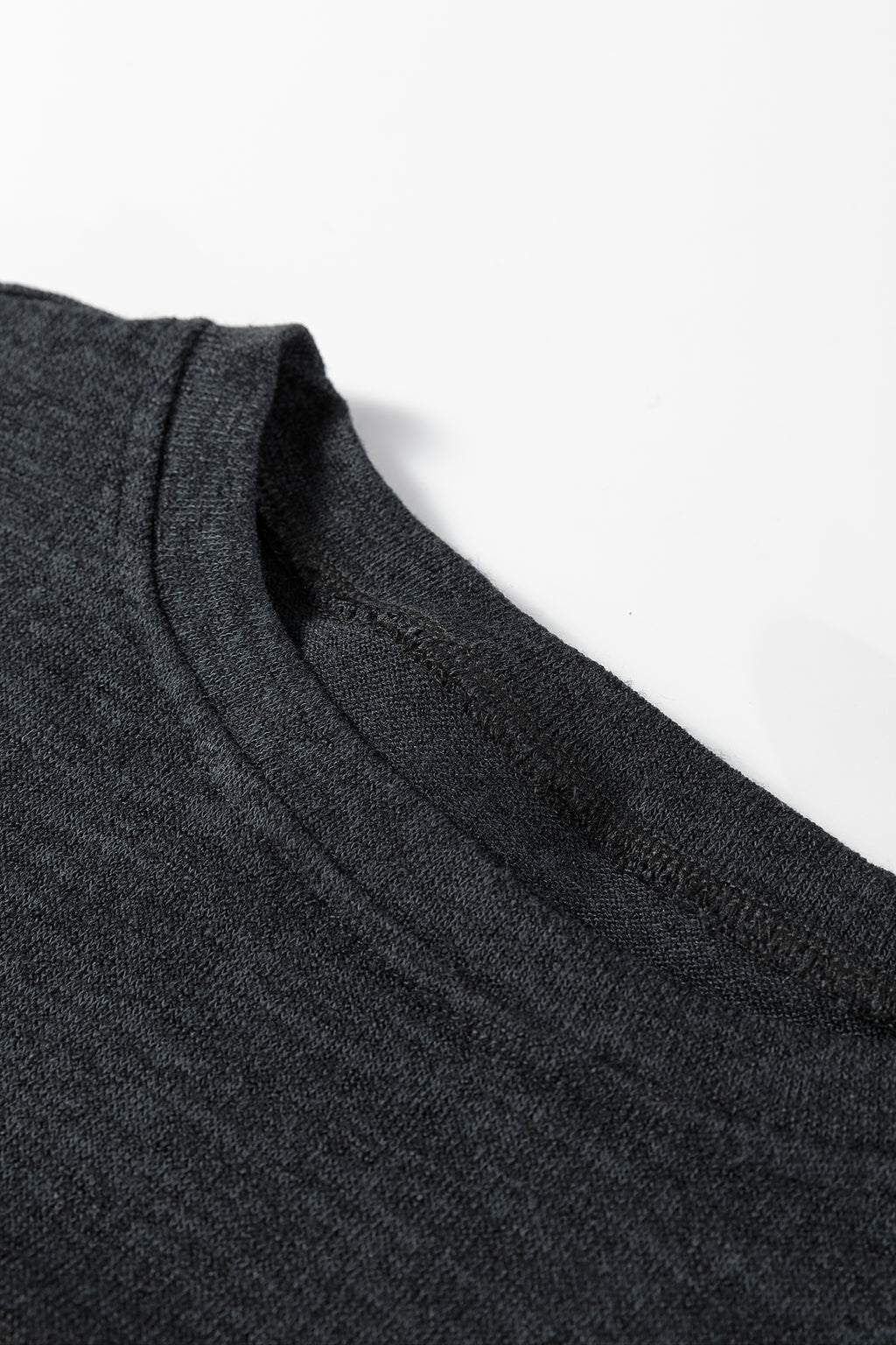 Black Color Block Leopard Patchwork Long Sleeve Casual Top